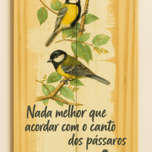 Quadro Canto Dos Pássaros