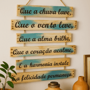Placa Que A Chuva Lave